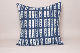 Coussin Tissé Main Indigo